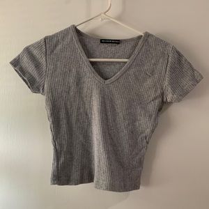 Brandy Melville grey crop top